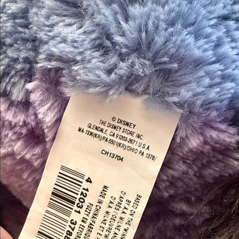 Disney Store Eeyore plush toy with a removable attached tail - Picture 6 of 7